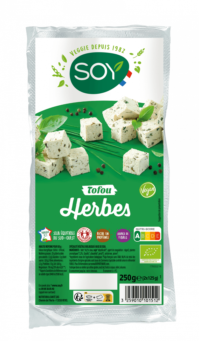 Produit Tofou Herbes