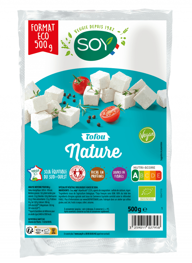 Produit Tofou Nature « format Eco et familial »