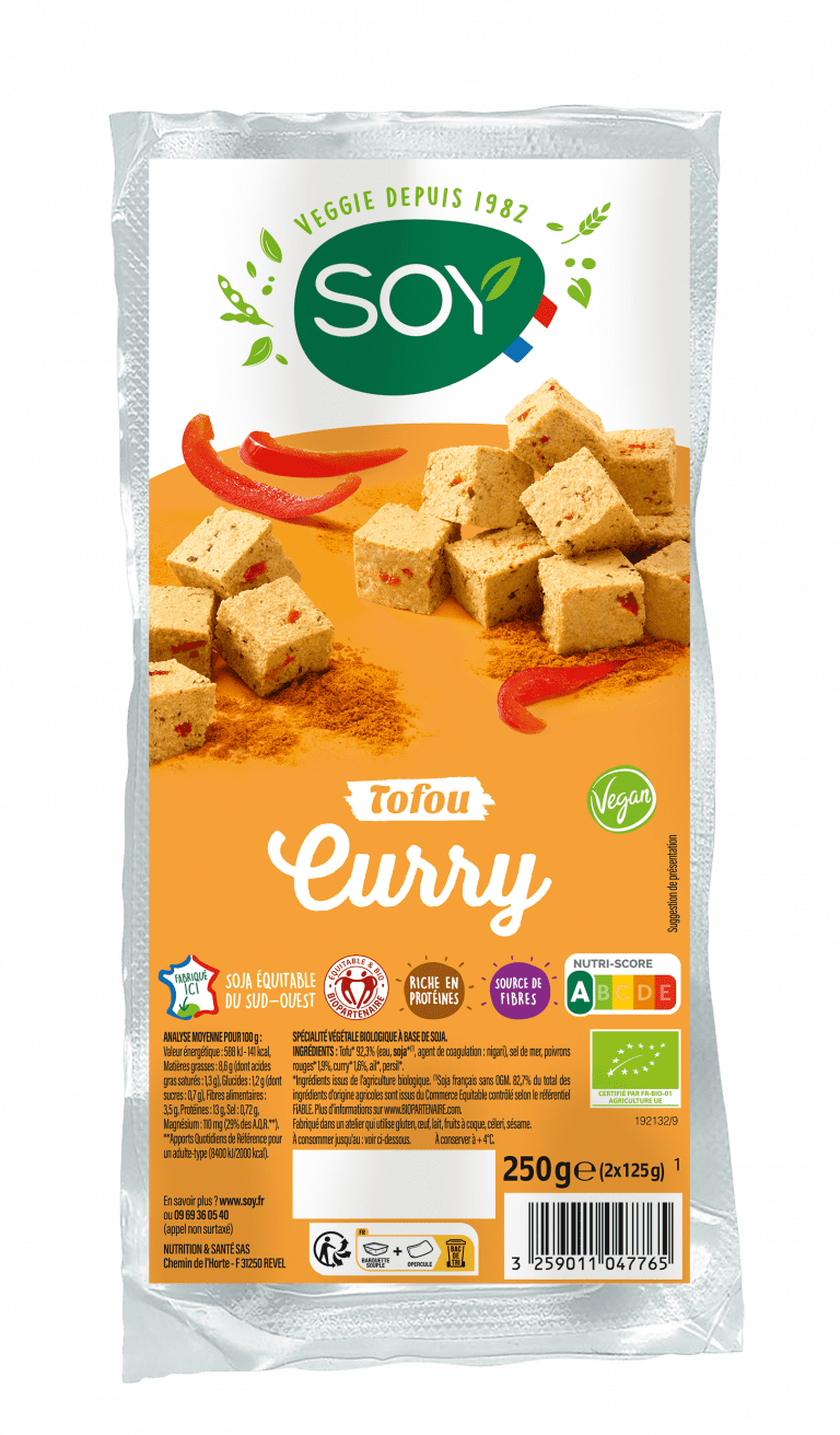 Produit Tofou Curry