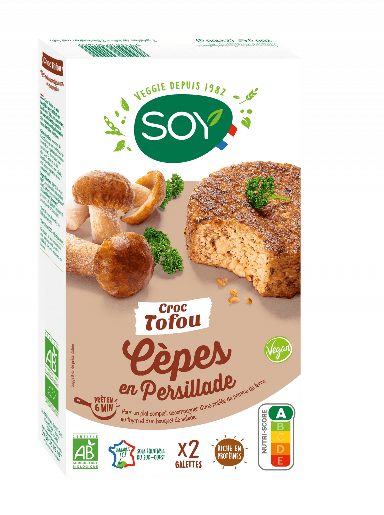 Produit Croc Tofou Cèpes en Persillade