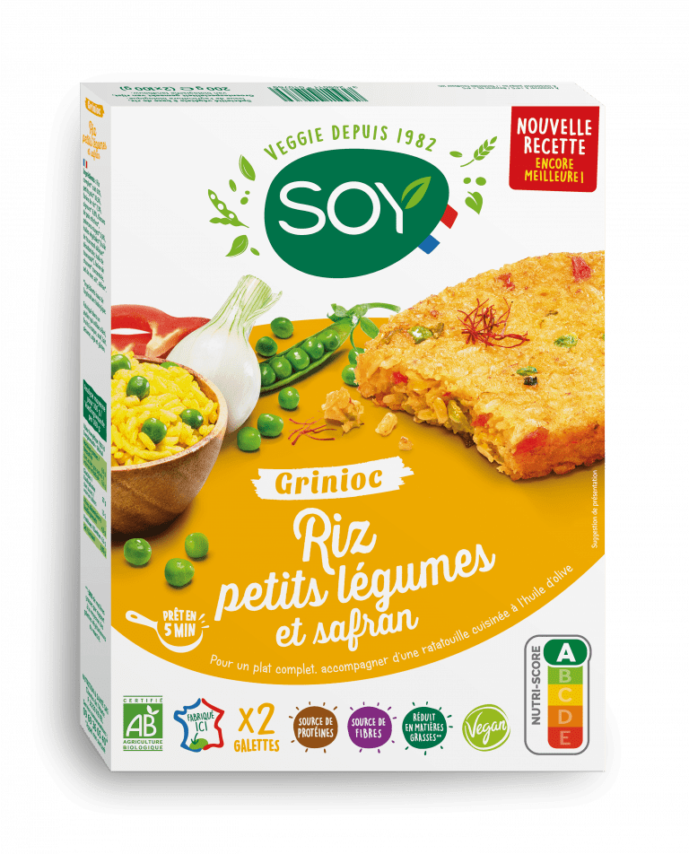 Produit Grinioc Riz, Petits légumes & Safran