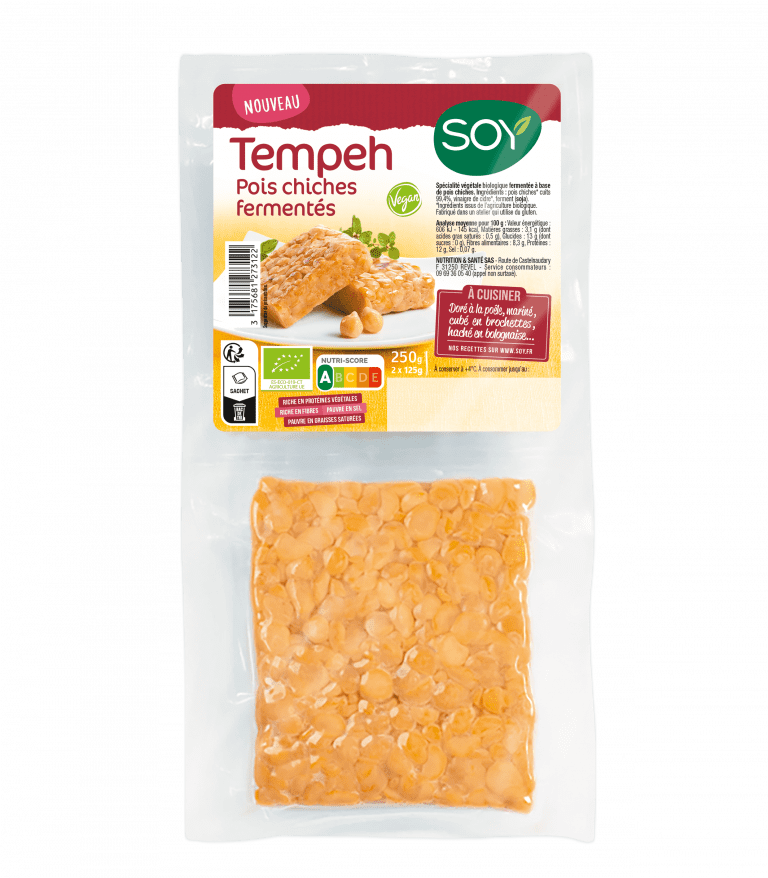 Produit Tempeh pois chiches