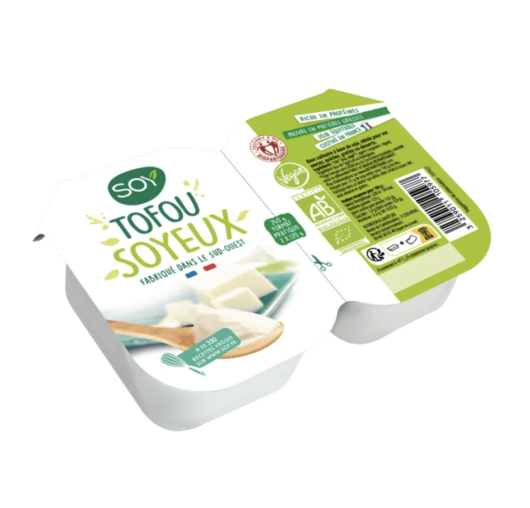 Produit Tofou Soyeux Nature en barquettes sécables