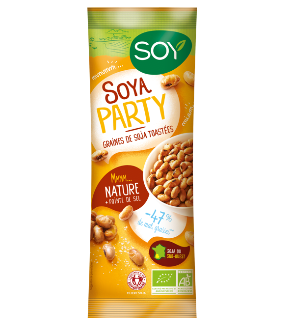 Produit Soya Party Nature, finement salées