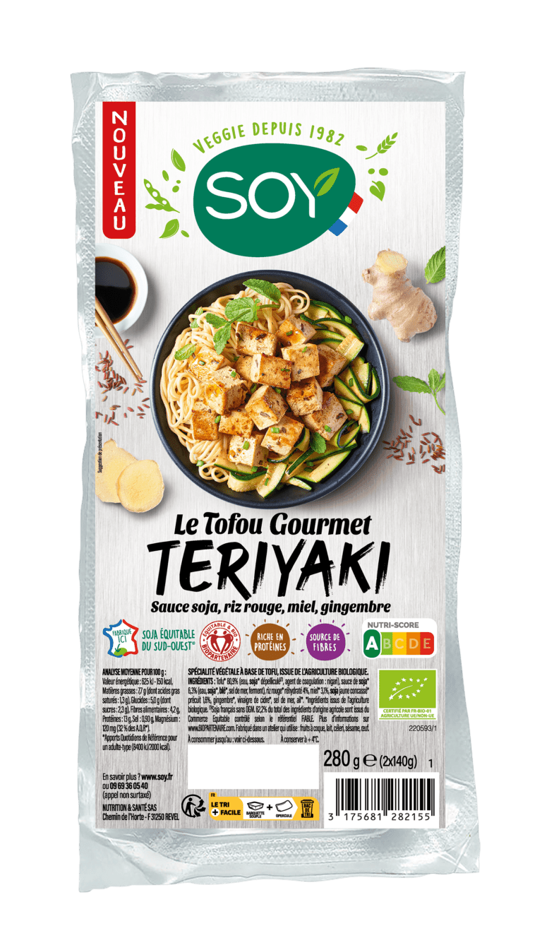 Produit Tofou Gourmet Teriyaki