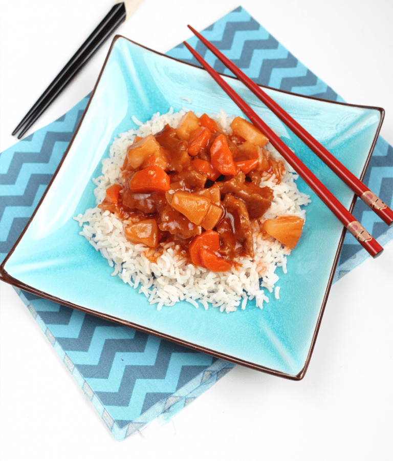 recette Seitan sauce aigre-douce à l’ananas