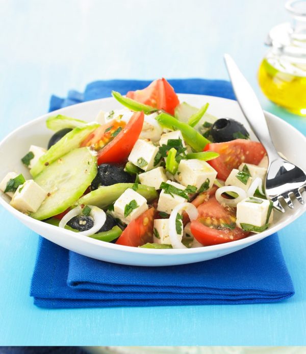 recette Salade de tofou à la grecque