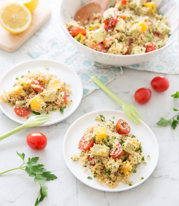 recette Taboulé mangue, tomate & tofu au curry