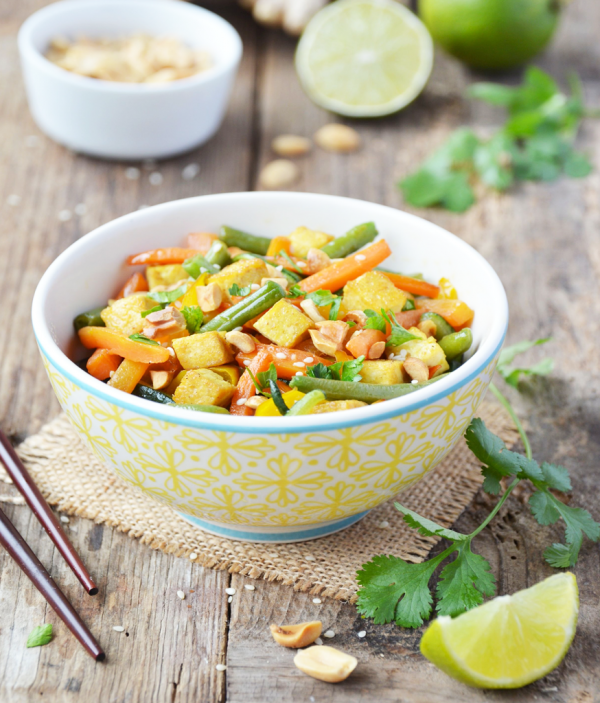 recette Wok de légumes croquants