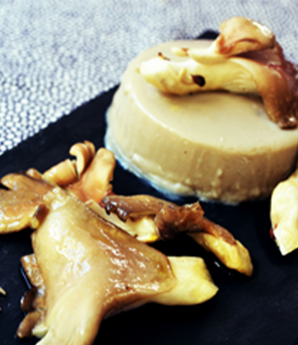 recette Flan de chanterelles et de petit épeautre