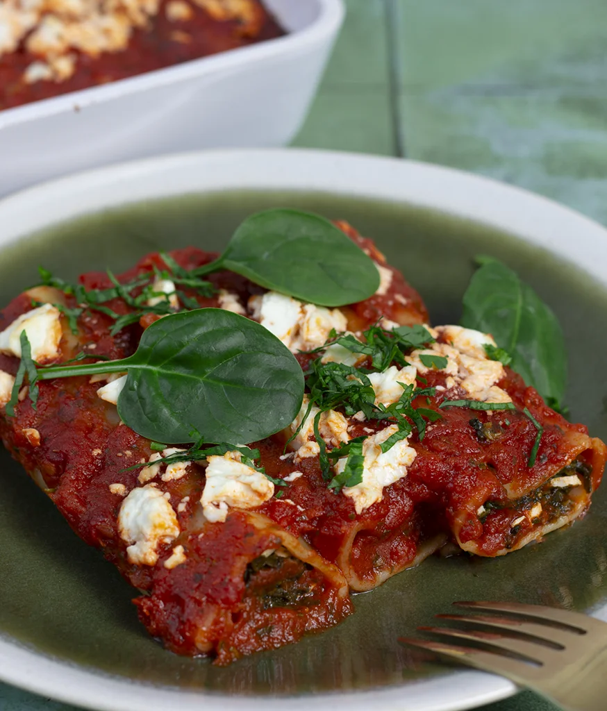 Cannelloni épinards & chèvre