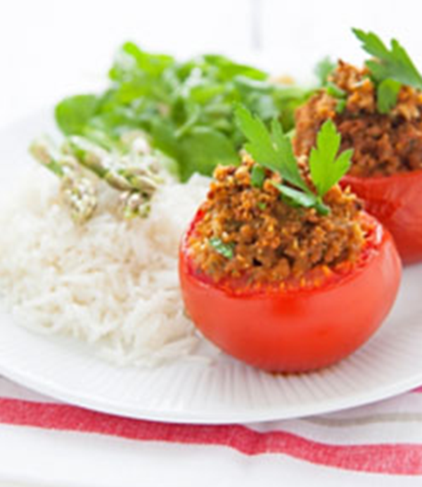 recette Tomates farcies au seitan