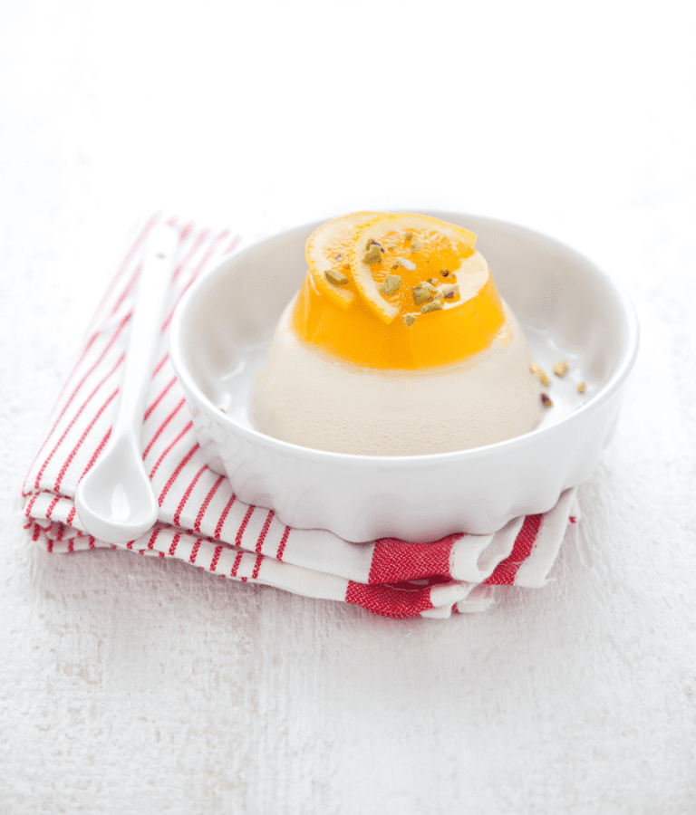 recette Panna cotta et gelée à l’orange