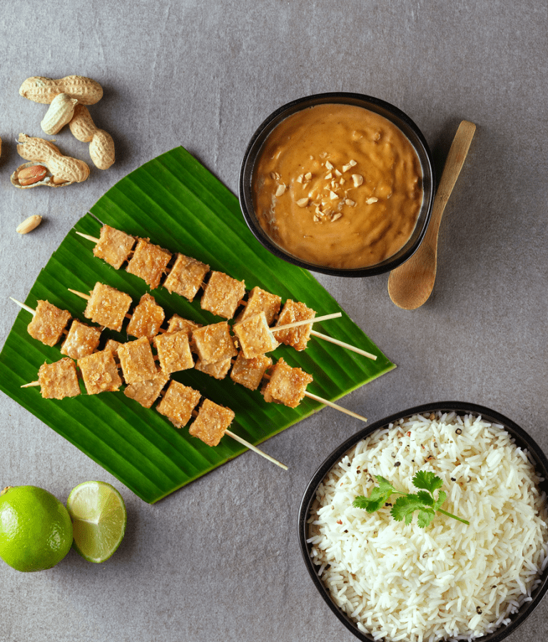 recette Yakatori de tempeh sauce satay