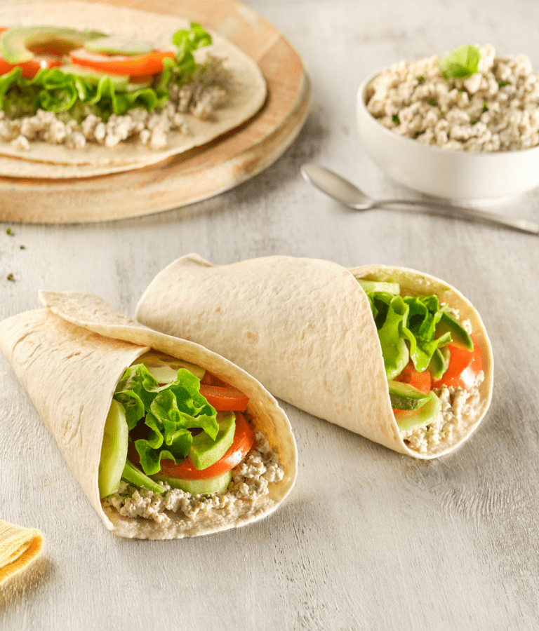 recette Wraps de tofou herbes