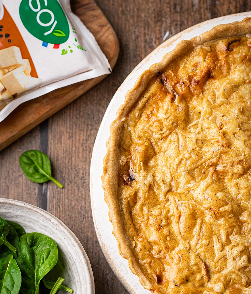 Quiche végé au tofou fumé SOY