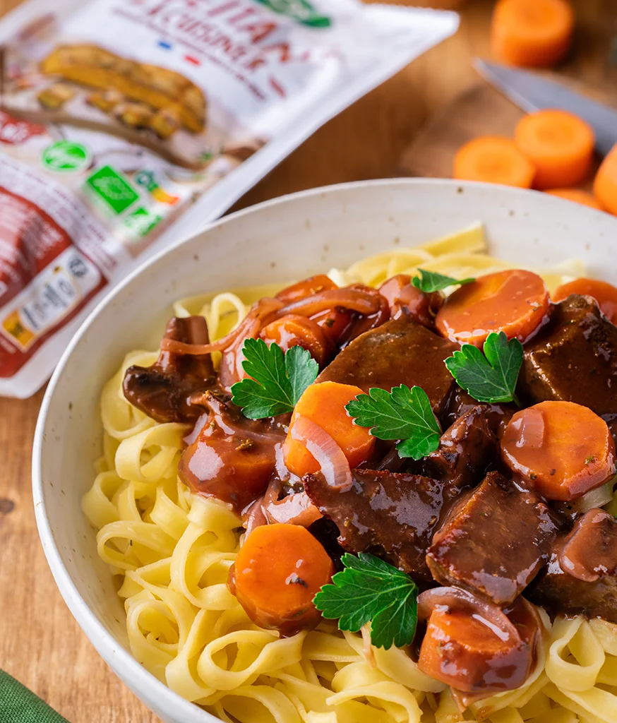 Bourguignon au seitan SOY