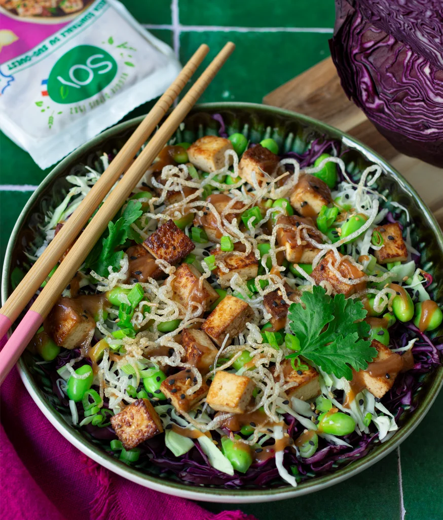 Salade crunchy asiatique au tofu Seoul